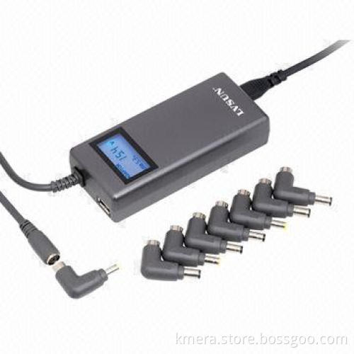90W Universal Laptop Adapter, Standard USB Output, Charge MP3, Mobile Phones, Digital Cameras